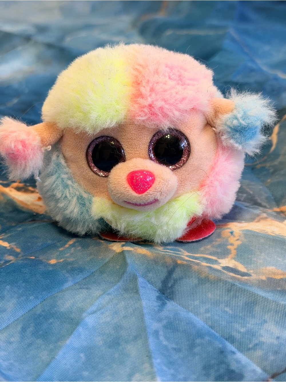 Rainbow Ty Puffies NWOT